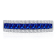 KALLATI White Gold 1.50 ctw Sapphire and Diamond Ring