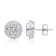 KALLATI White Gold "Eternal" 1.00ct Round Diamond Earrings