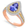 KALLATI Rose Gold "Renaissance" 2.95 ctw Pear Tanzanite &
Diamond Ring