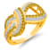 KALLATI Yellow Gold "Sunset" 0.85ct Round White & Natural
Yellow Diamond Ring