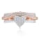 KALLATI 14K Two-Tone Gold "Eternal" 0.50ct Heart Diamond Ring
