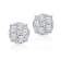 KALLATI White gold "Eternal" 0.35ct Round Diamond Earrings