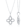 KALLATI 14K White Gold "Eternal" 0.20ct Diamond Pendant