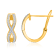 KALLATI Yellow Gold "Eternal" 0.50ct Diamond Earrings