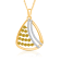 KALLATI Yellow Gold "Sunset" 0.70ct White & Natural Yellow
Diamond Pendant