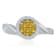 KALLATI Yellow Gold "Sunset" 0.30 ct White & Natural
Yellow Diamond Ring