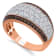 KALLATI Rose Gold "Coco Kallati" 2.00ct Coco and White Diamond Ring