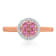 KALLATI Rose Gold "Heirloom" 0.45ctw Pink Sapphire &
Diamond Ring