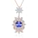 KALLATI Rose Gold "Renaissance" 2.90ctw Tanzanite and Diamond Pendant
