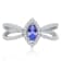 KALLATI White Gold 0.80 ctw Tanzanite and Diamond Ring