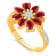 KALLATI Two-Tone Gold 2.15 ctw Ruby and Diamond Ring