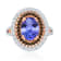 KALLATI Rose Gold "Renaissance" 5.25 Tanzanite & Diamond Ring