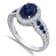 KALLATI White Gold 2.10 ctw Sapphire and Diamond Ring