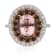 KALLATI Rose Gold 4.70 ctw Morganite and Diamond Ring