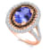KALLATI Rose Gold "Renaissance" 5.25 Tanzanite & Diamond Ring
