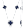 KALLATI White Gold "Heirloom" 1.85ctw Sapphire and Diamond Necklace