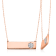 KALLATI Rose Gold "Eternal" 0.10ct Diamond Necklace