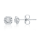 KALLATI White Gold "Eternal" 0.25ct Diamond Earrings