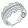 KALLATI White Gold 1.55 ctw Diamond Ring