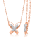 KALLATI Rose Gold "Eternal" 0.10ct Round White Diamond Necklace