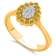 KALLATI Yellow Gold "Sunset" 0.35 ct White & Natural
Yellow Diamond Ring