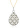 KALLATI Yellow Gold "Coco Kallati" 1.25ct Coco Diamond Pendant
