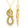 KALLATI Yellow Gold "Sunset" 0.85ct White & Natural Yellow
Diamond Pendant