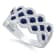 KALLATI White Gold "Heirloom" 1.75ctw Sapphire & Diamond Ring