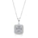 KALLATI White Gold "Princesse Royale" 0.60ct Princess White
Diamond Pendant
