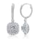 KALLATI 14K White Gold "Princesse Royale" 0.65ct Diamond Earrings