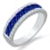 KALLATI White Gold 1.50 ctw Sapphire and Diamond Ring