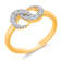 KALLATI Yellow Gold 0.35ctw  Diamond Ring