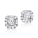 KALLATI White Gold "Eternal" 0.25ct Diamond Earrings