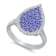 KALLATI 14K White Gold "Renaissance" 7.70ctw Tanzanite and
Diamond Ring