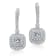 KALLATI 14K White Gold "Princesse Royale" 0.65ct Diamond Earrings