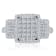 KALLATI White Gold "Princesse Royale" 1.00ct Princess Diamond Ring
