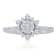 KALLATI 14K White Gold "Eternal" 0.85ct Pave Diamond Ring