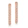 KALLATI Rose Gold "Eternal" 0.65ctw Diamond Earrings
