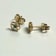Grass Collection - Gold Over Sterling Silver Star Earrings  – 1 Intense
Green Natural Emerald