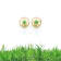 Grass Collection - Gold Over Sterling Silver Star Earrings  – 1 Intense
Green Natural Emerald