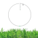 Grass Collection - Sterling Silver Necklace – 5 Intense Green Natural Emeralds