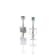 Grass Collection - Sterling Silver Earrings  – 1 Intense Green Natural Emerald