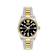 Versace Millenyium Black Dial Two-tone Stainless Steel Bracelet Watch