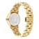 Versace Greca Flourish Black Dial Yellow Stainless Steel Bracelet Watch