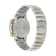 Greca Logo Mens Watch Two Tone Case Blue Guilloché Dial Two Tone Bracelet