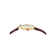 Gancini Twisted Mother of Pearl Dial Leather Strap Watch