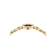 Double Gancini Burgundy Dial Yellow Stainless Steel Bracelet Watch
