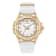 Plein Majesty White Dial Silicone Strap Crystal Watch