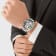 Philipp Plein The $keleton White Dial White Bezel Black Silicone Strap Watch