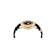 Plein Majesty Black Dial Silicone Strap Crystal Watch